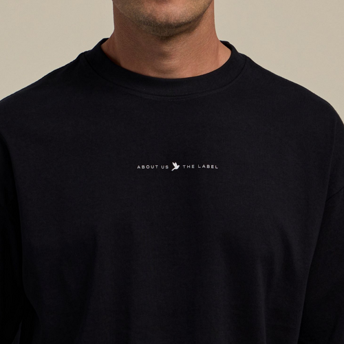 About Us - Oversized Logo T Shirt