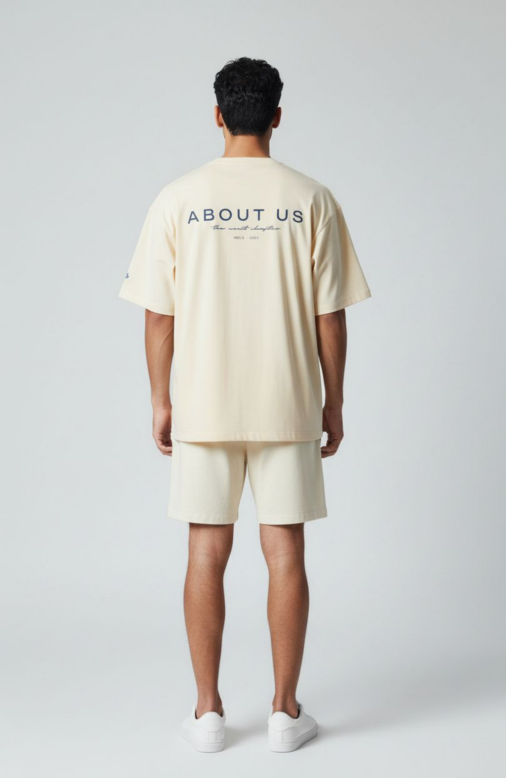 About Us The Next Chapter Oversized T-Shirt — Green colourway, 260gsm structured drape