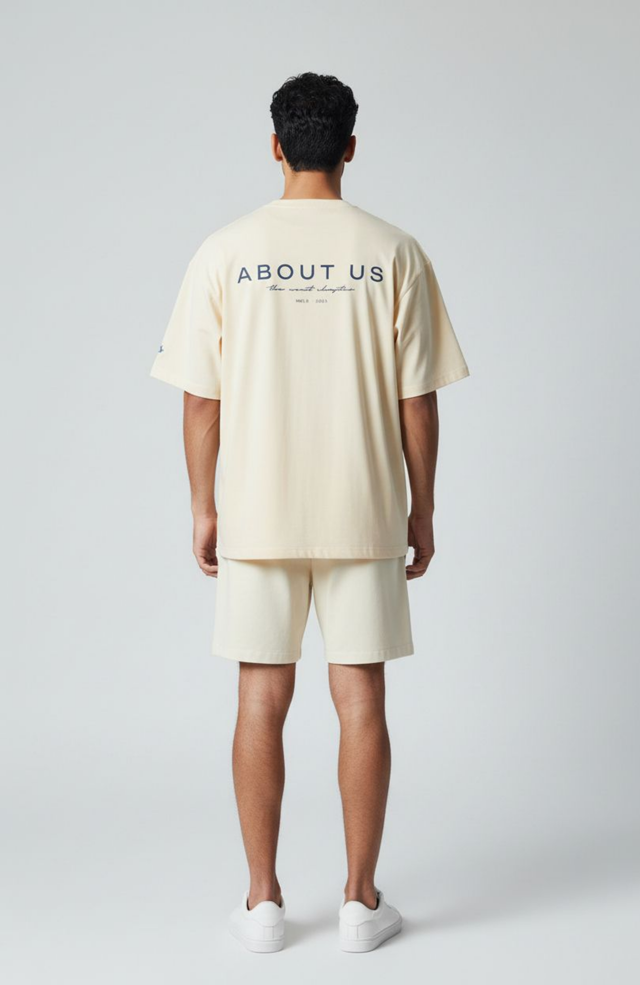 About Us The Next Chapter Oversized T-Shirt — Green colourway, 260gsm structured drape