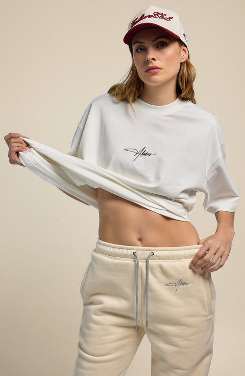 About Us - Oversized Signature Logo T Shirt