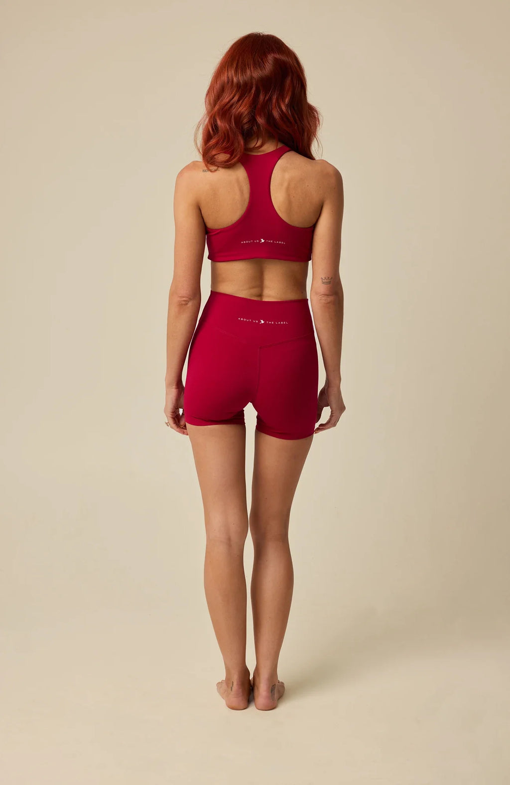 Bloom Ember bra and shorts set — back