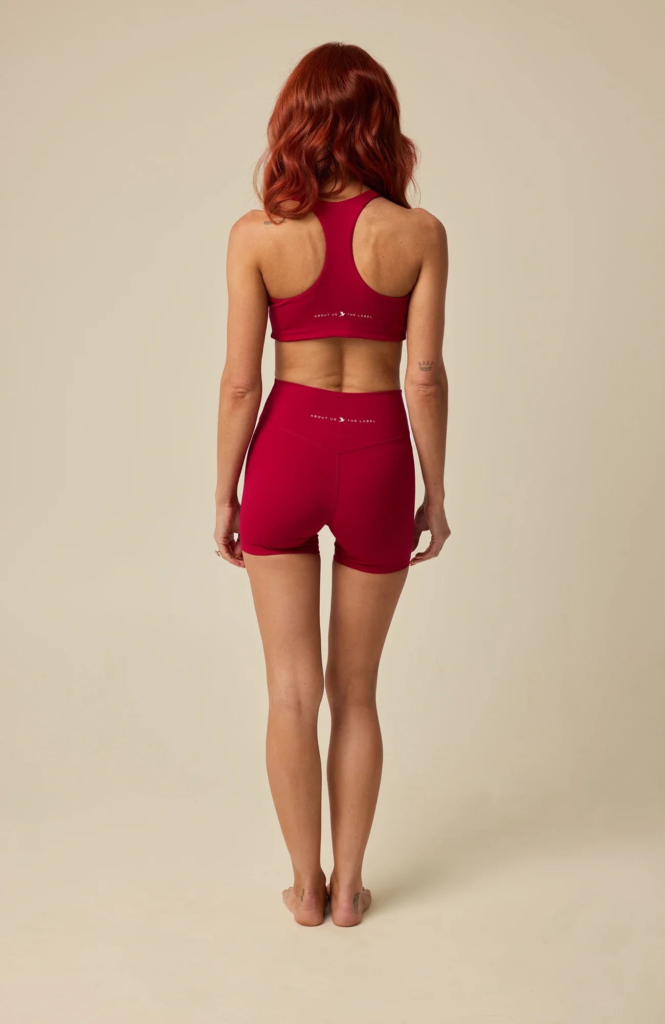 Bloom Ember bra and shorts set — back
