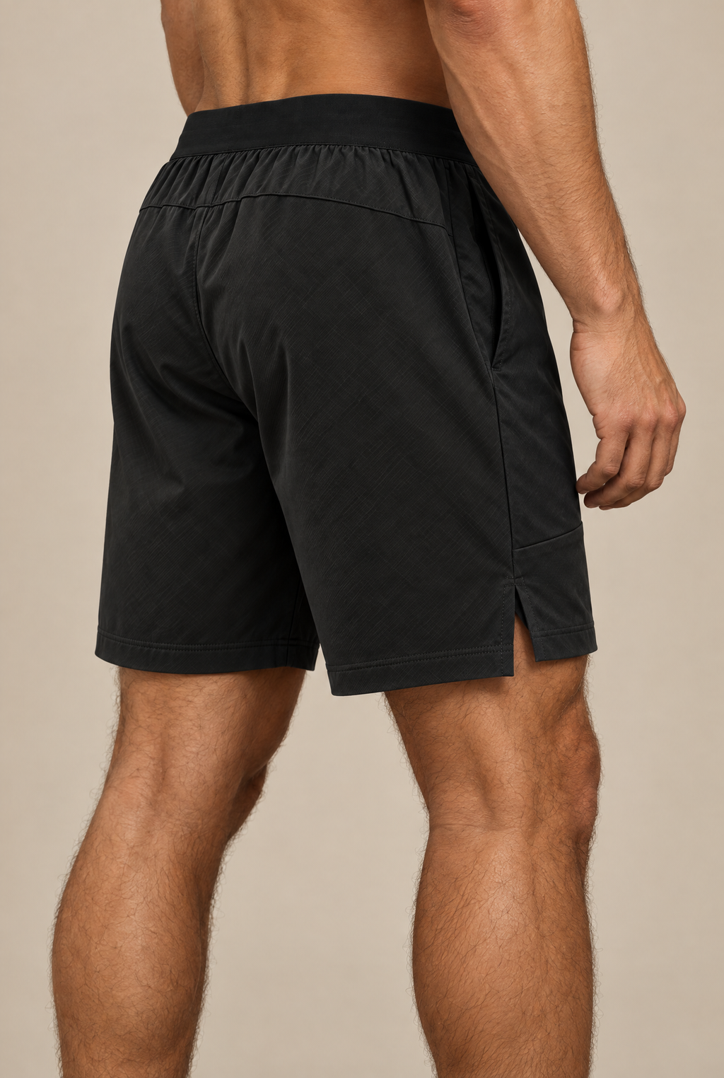 Halo Active Shorts in Black, back